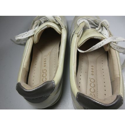 ECCO BIOM Hydromax Golf Shoes Pearl-White Soft Spikes Size EU 40 Women's 9-9.5