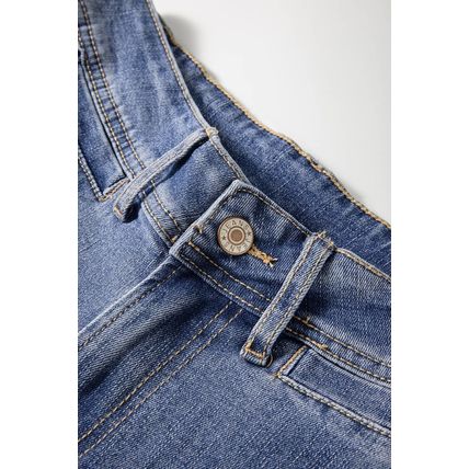 Ashleigh Blue Mineral Wash High Waist Bell Bottom Crop Jeans