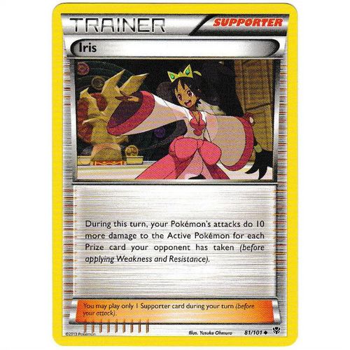 Pokemon Black & White Plasma Blast - #81/101 - Iris