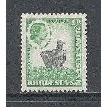 RhodesiaNyasaland.SG18 1/2d Tea Picking.Mounted Mint.May2015