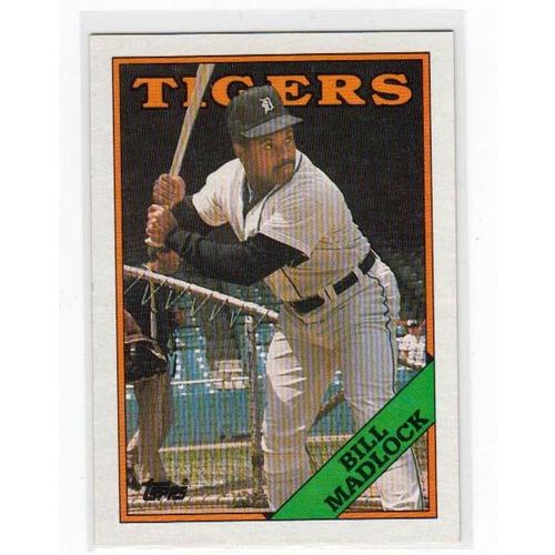1988 Topps Bill Madlock baseball card #145 – Tigers
