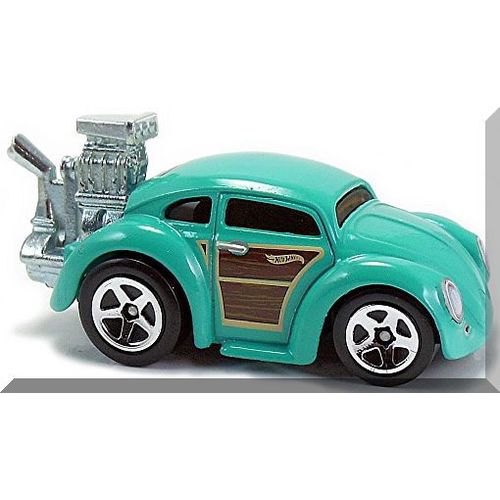 Hot Wheels - Volkswagen Beetle: Tooned #7/10 - #74/365 (2017) *Turquoise*