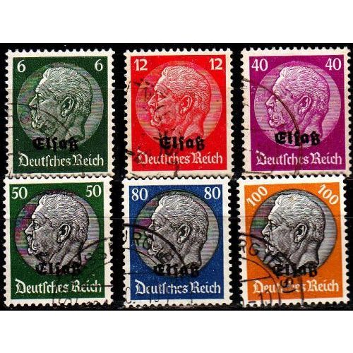 GERMANY REICH Besetzung [Elsass] MiNr 0001 ex ( O/used ) [01]