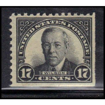 623 17c Woodrow Wilson Almost Very Fine MHH U0441