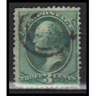 Used 158 3c George Washington Just Clears RA0076