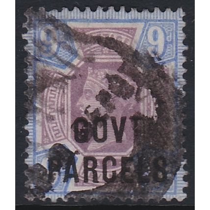 Great Britain 1888 Govt Parcels SG o67 - 9d dull purple & blue - used (ref 258)