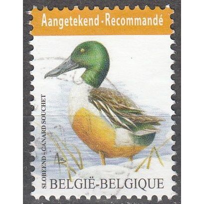 Belgique 2015 COB 4537 O Cote (2016) 2.90 € Canard souchet Cachet rond