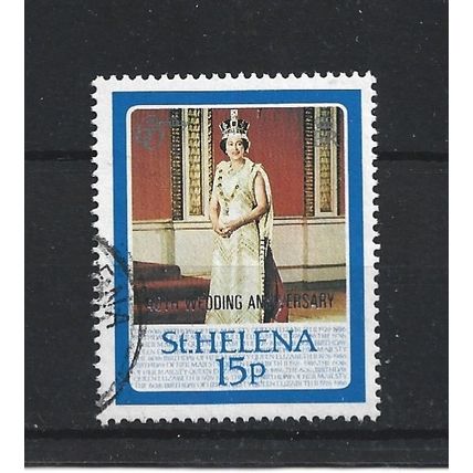 St Helena.SG515 15p Silver Jubilee photograph,1977.Fine Used.May24
