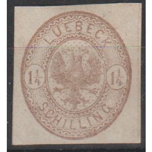 Mi: 13 MNG 1864 Luebeck Cat € 20