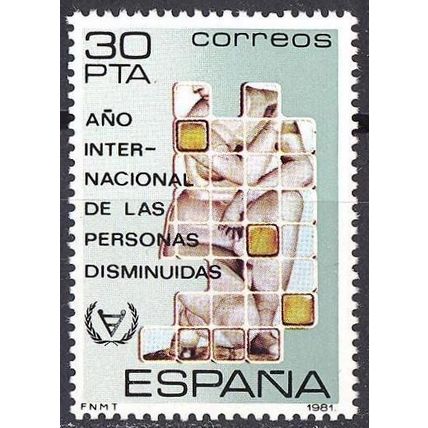 España. 1981. Mi # 2495. International Year of Disabled Persons
