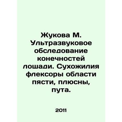 Zhukova M. Ultrasound examination of horse limbs. The knuckles flexors the are
