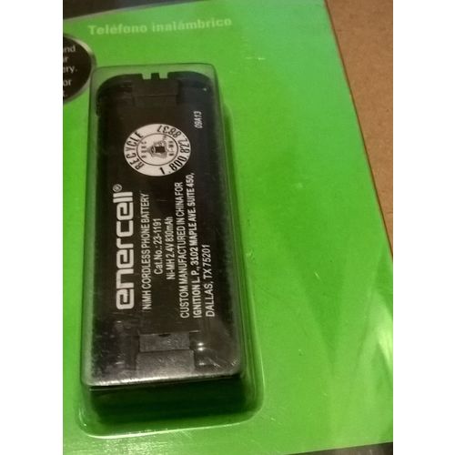 Brand New 23-1191 Enercell 2.4V/830MAH Ni-MH Cordless Phone Battery Panasonic