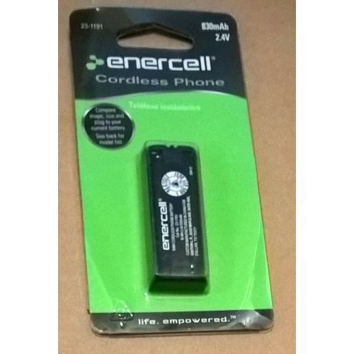 Brand New 23-1191 Enercell 2.4V/830MAH Ni-MH Cordless Phone Battery Panasonic