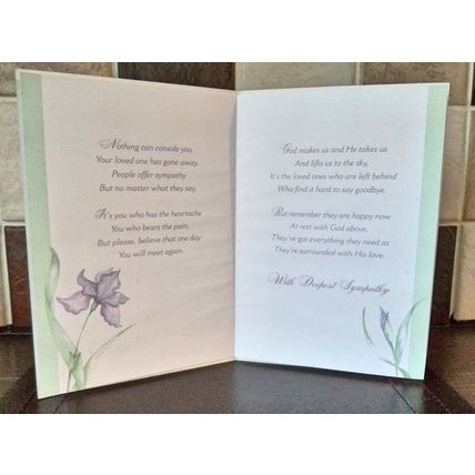 Sympathy Cards - On The Sad Loss Of Your love One - 008