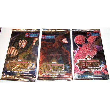 CCG Marvel Recharge 2 8 Trading Card Booster Pack NEW