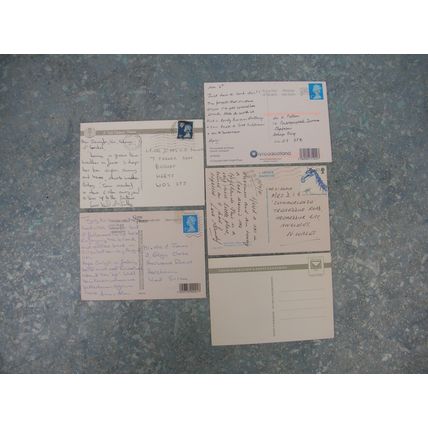 5 old Scottish (Scotland) Postcards – St. Abbs, Ullapool, Inveraray, Arrochar.