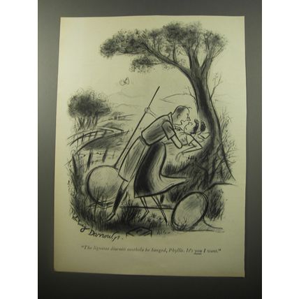 1950 Cartoon by Whitney Darrow, Jr. - The lignatae diurniti mothola