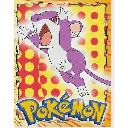 Merlin Pokèmon Sticker Series 1 Collection - Sticker: 19, Rattata