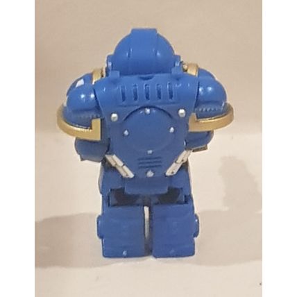 Futuristic Heavily Armoured Blue Space Soldier / Marine 1 Minifigure Lego Syle