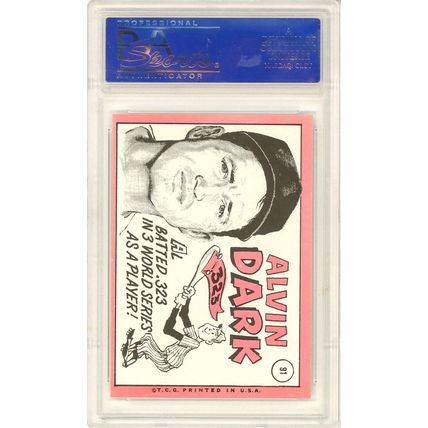 1969 Topps Al Dark #91 PSA 9 P1294