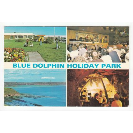 Blue Dolphin Holiday Park Nr Filey Postcard 1982 Yorkshire BD2