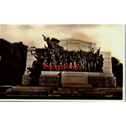 Renwick Memorial, Newcastle-Upon-Tyne, WHS Postcard, 1931