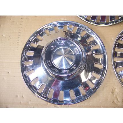 1963 64 DODGE DART 13" HUBCAPS (3) OEM #2401951