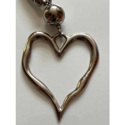 BALINESE BEADED ROPE NECKLACE WITH OPEN HEART