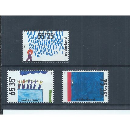 Netherlands stamps. 1988 Child Welfare MNH SG1543 - 1545 (AB923)