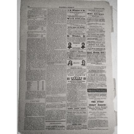 1865 The English Elections - 2 prints: Riot in Marketplace & Nominations