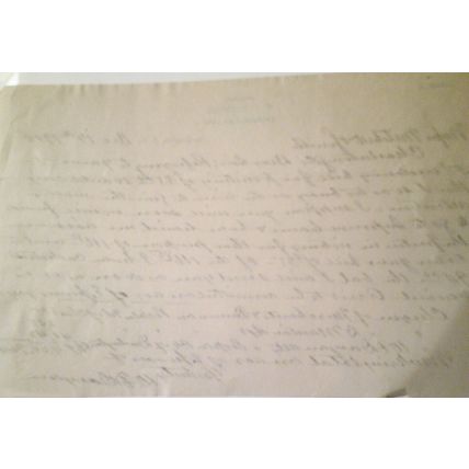 1900 legal letter - W. F. Dargan, Attorney at law, Darlington, South Carolina