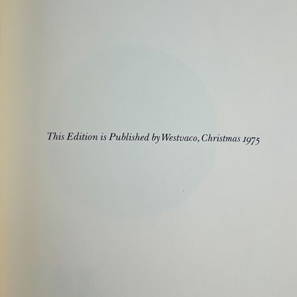 Thomas Jefferson Monticello Virginia USA Hardcover 1975 Westvaco Christmas Ed