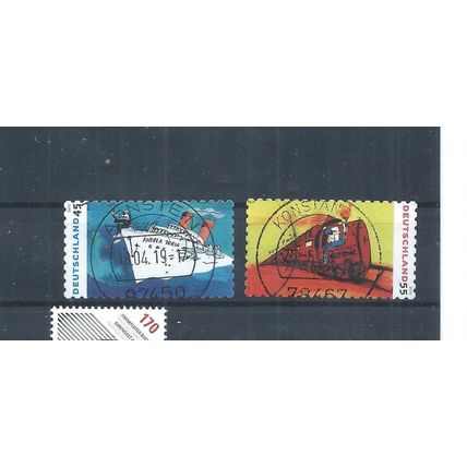 Germany Stamps 2010 Udo Lindenburg illustrations self-adhesives used (AR334)