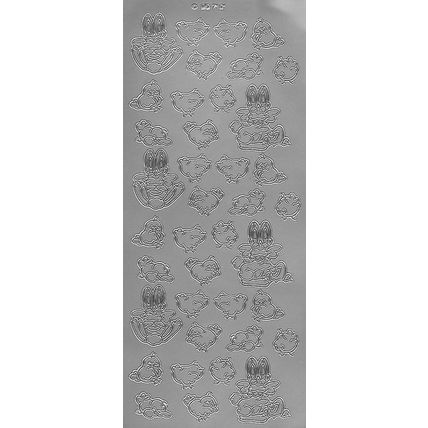 Peel Off Sticker Sheet. Easter. Cardmaking Scrapbooking Crafts