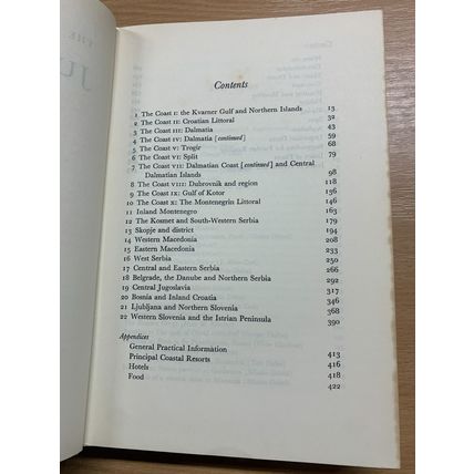 1968 "THE COMPANION GUIDE TO JUGOSLAVIA" TRAVEL VINTAGE HARDBACK BOOK (P5)