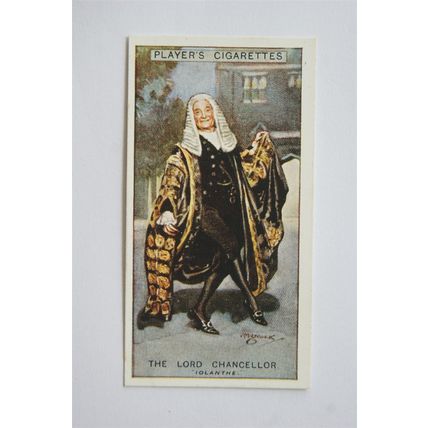 1925 John Player & Sons Gilbert & Sullivan No. 8 The Lord Chancellor