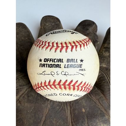 Clem Labine Signed Autographed Official National League (ONL) Baseball