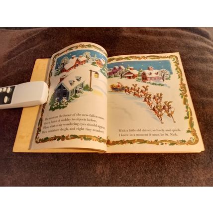 Little Golden Book The Night Before Christmas By Clement C. Moore A Edition 1949