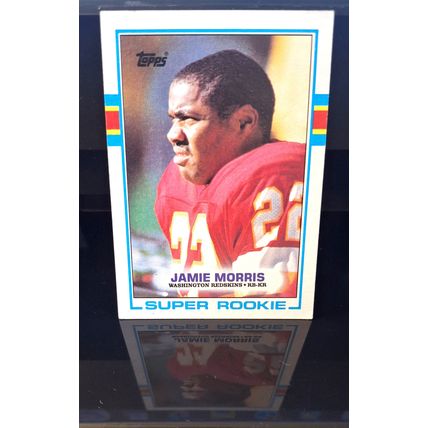 JAMIE MORRIS 1989 TOPPS SUPER ROOKIE FOOTBALL CARD #252