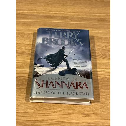 Bearers of the Black Staff by Terry Brooks (2010, Signed, Hardcover)