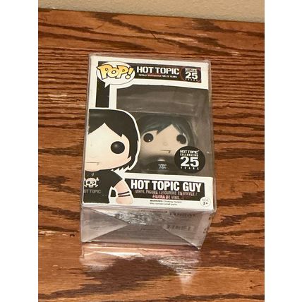Funko Pop! Hot Topic Guy Exclusive Celebrating 25 Years Figure (Box & Protector)