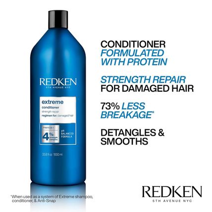 Redken Extreme Conditioner for Damaged Hair - Strengthen & Protect Damaged Hair,