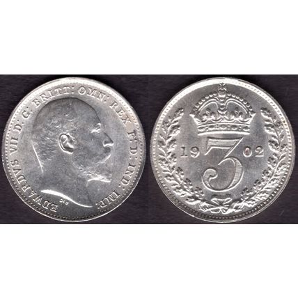 Great Britain. Edward VII. Threepence 1902. dy21772