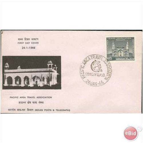 India Cover 1966 - SG 526 - Pacific Area Travel Assoc Conference, New Delhi