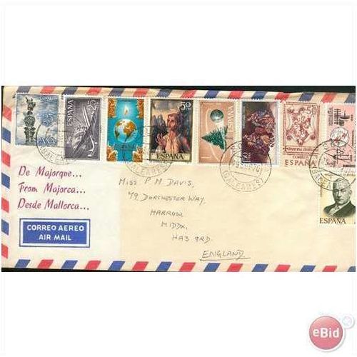 Spain Airmail 1970 - From Majorca... (De Majorque)