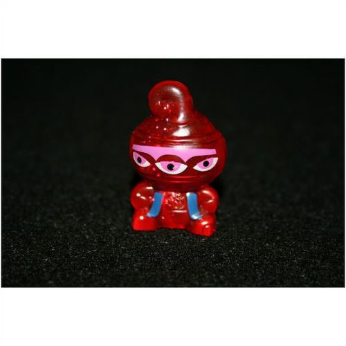 Power Gogo's Crazy Bones Series 2 - #70 - Triku (Red Glitter)