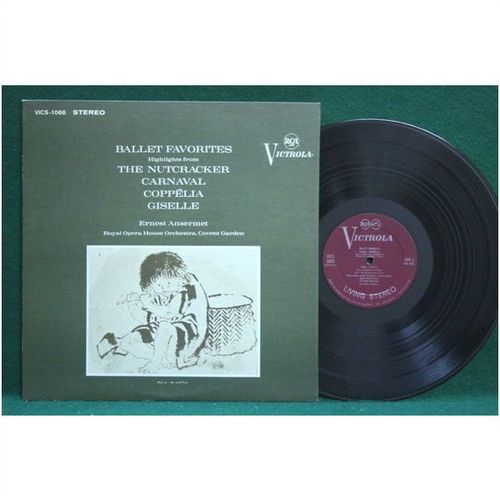 Ansermet - Ballet Favorites - Nutcracker/Carnaval/Coppe lia - VICS 1066 - EX+