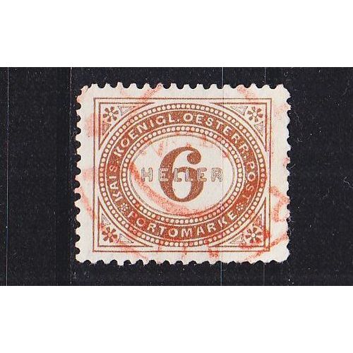 ÖSTERREICH AUSTRIA [Porto] MiNr 0027 D ( O/used ) [01] rot-O