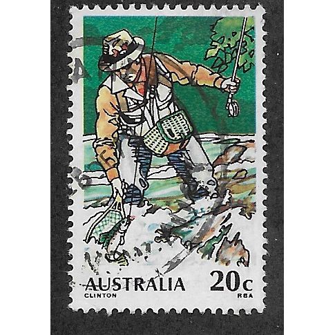 AUS 1979 20c 'FISHING' FINE USED (EBID52-109)