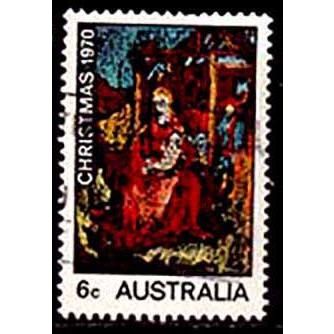 Australia 1970 Christmas 6c Used Stamp.
